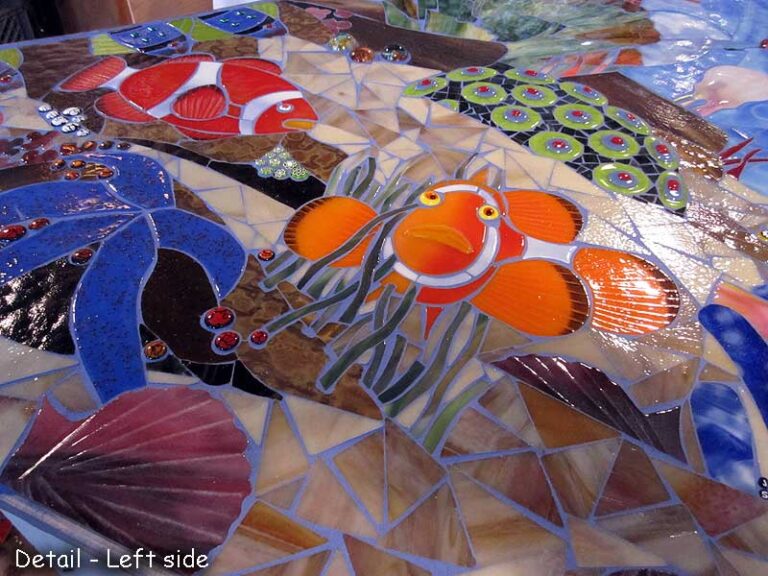 “The Wave” Detail, left side