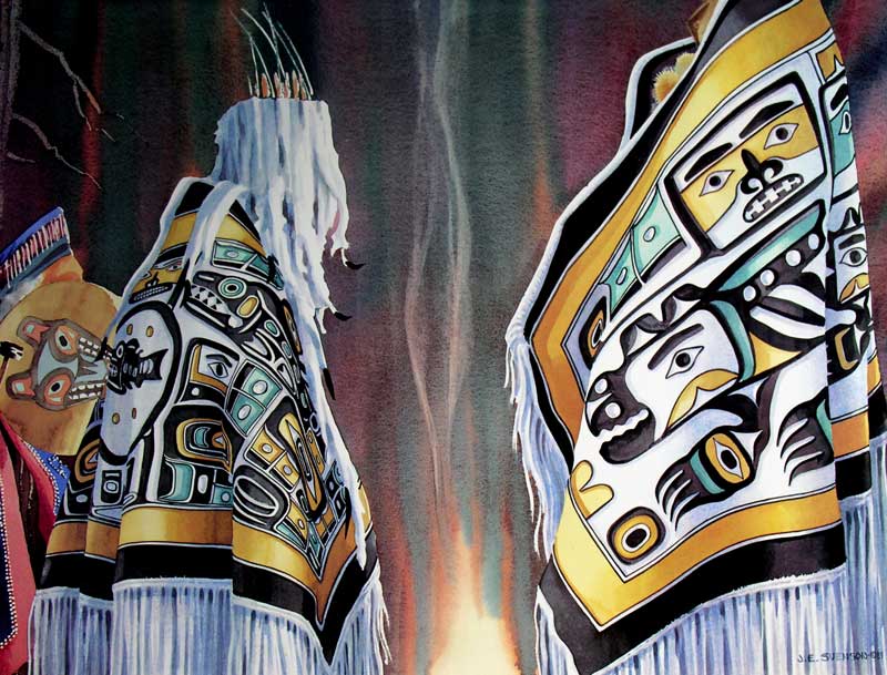 Chilkat Blanket Study       Lithograph print   Ltd. Edition 900