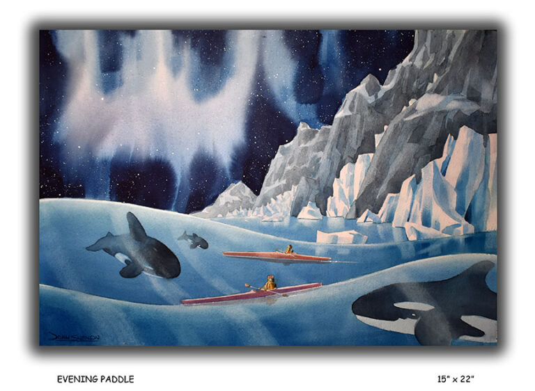 “Evening Paddle”      SOLD                       $1,000