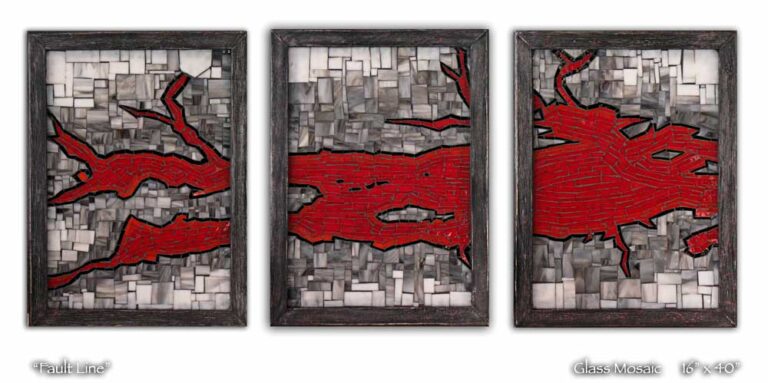 “Fault Line”        16″  x 40″   –   $1,500     SOLD