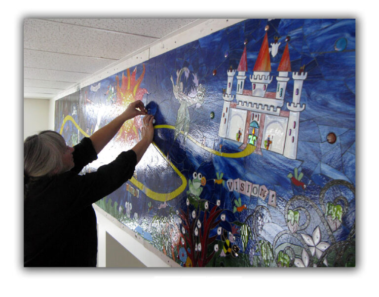 Haines School ,Final touches on the right side