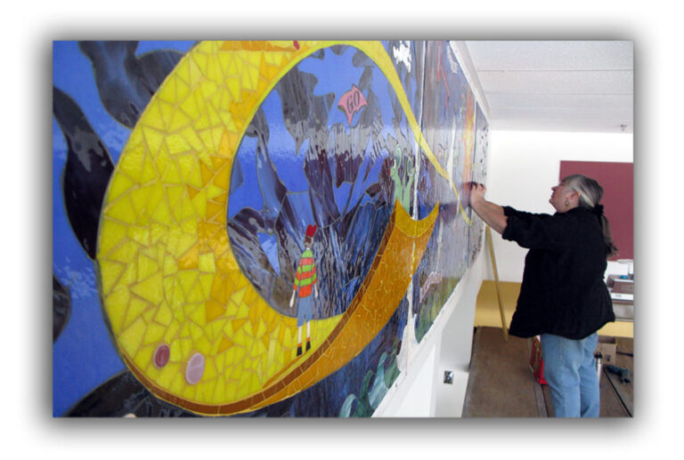 Installation in 3 sections