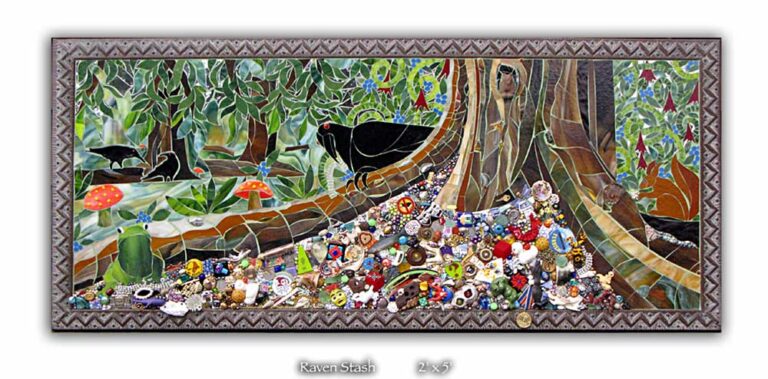 “Raven Stash”         2.5’x5′      –        SOLD